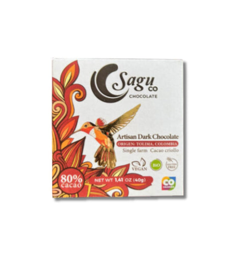 Chocolate 80% cacao Sagu