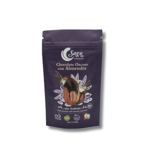 Grageas chocolate oscuro 60% con Almendras