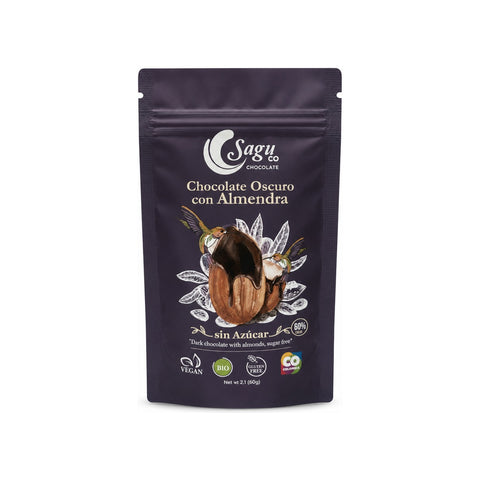 Grageas chocolate oscuro 60% con Almendras
